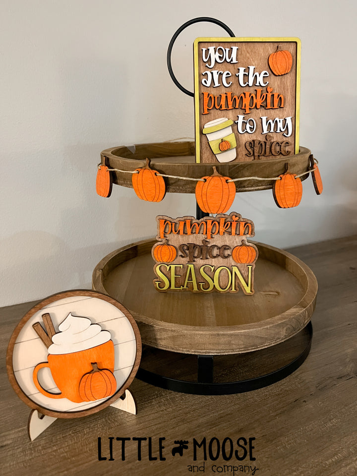 Tiered Tray - Pumpkin Spice