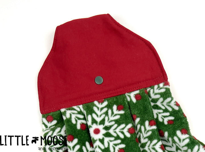RTS - Hanging Towel - Christmas Snowflakes