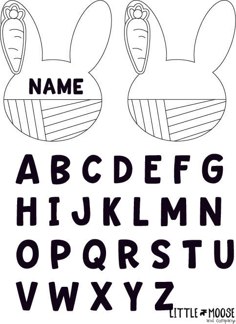 Tag - personalized bunny head