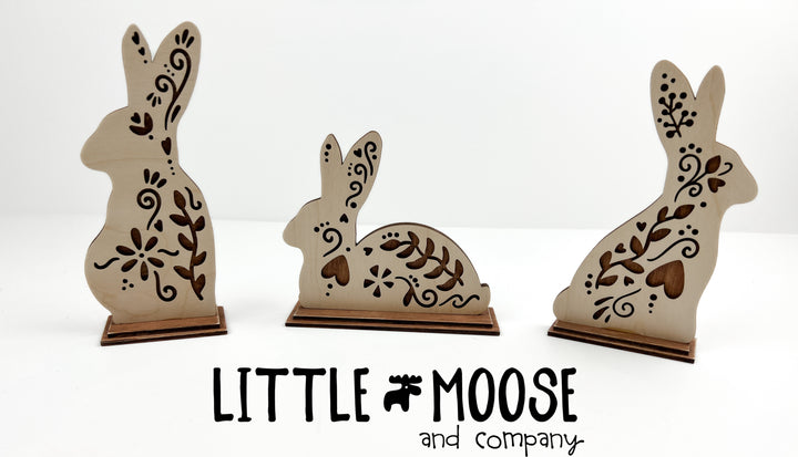 Folkart Bunnies