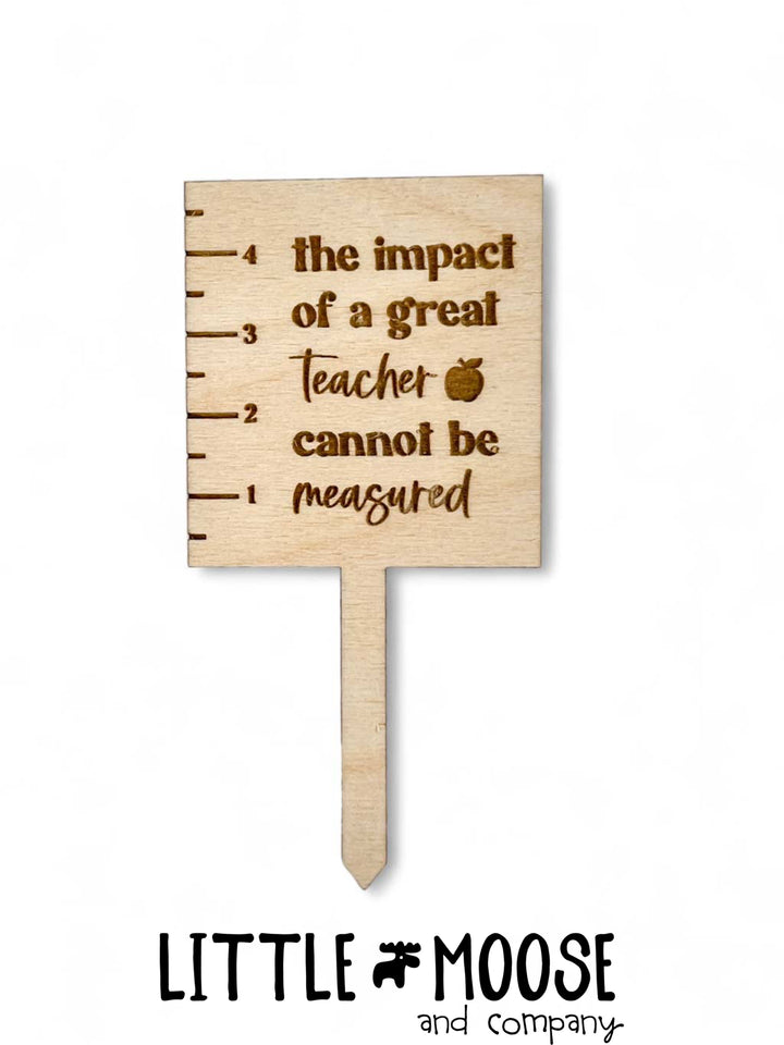 Teacher Appreciation plant stake - 5 designs