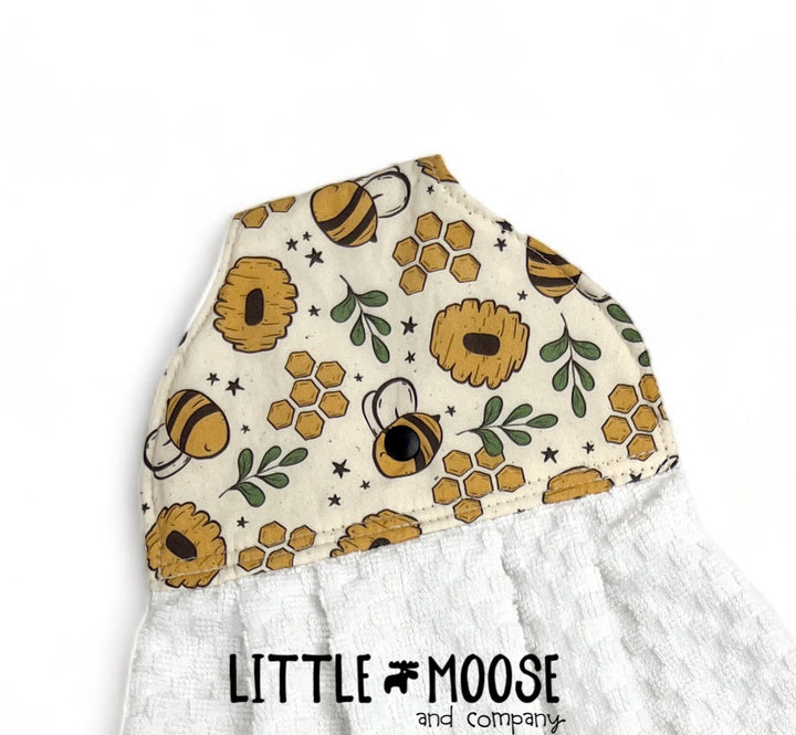 RTS - Hanging Towel - bumble bee neutral