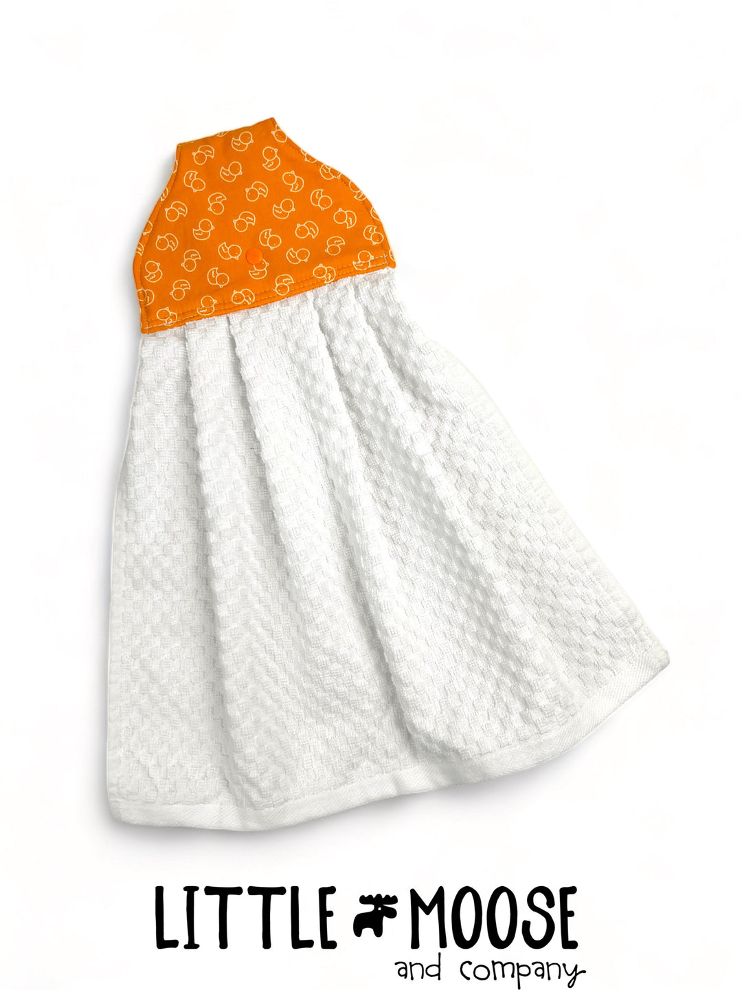 RTS - Hanging Towel - Orange ducks