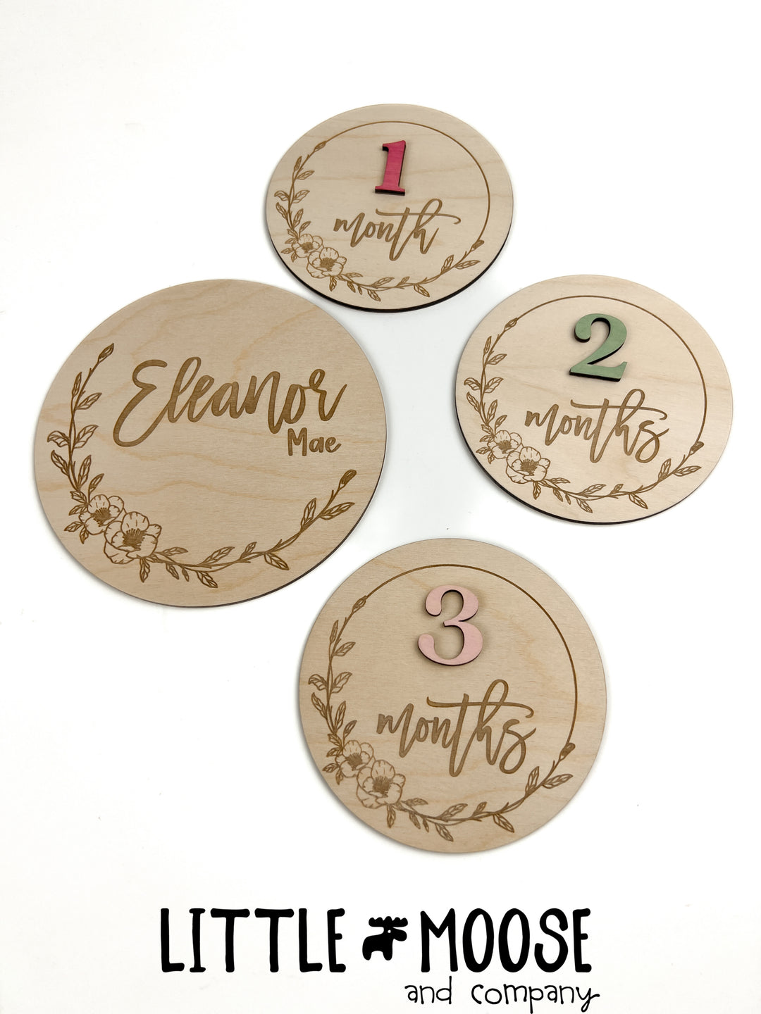 Milestones - Floral Monthly