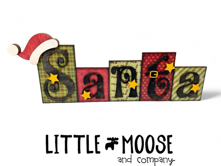 Word Block - Santa