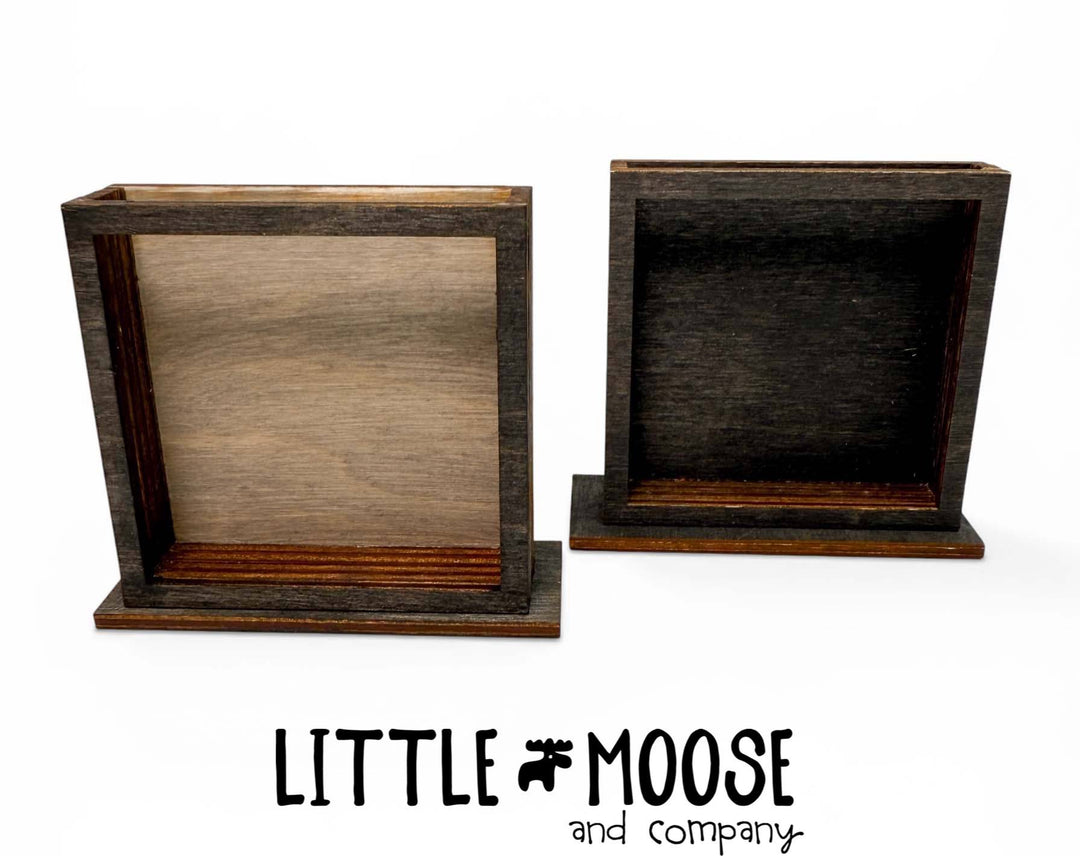 Deluxe Mini Box Frame Interchangeable - mini square inserts