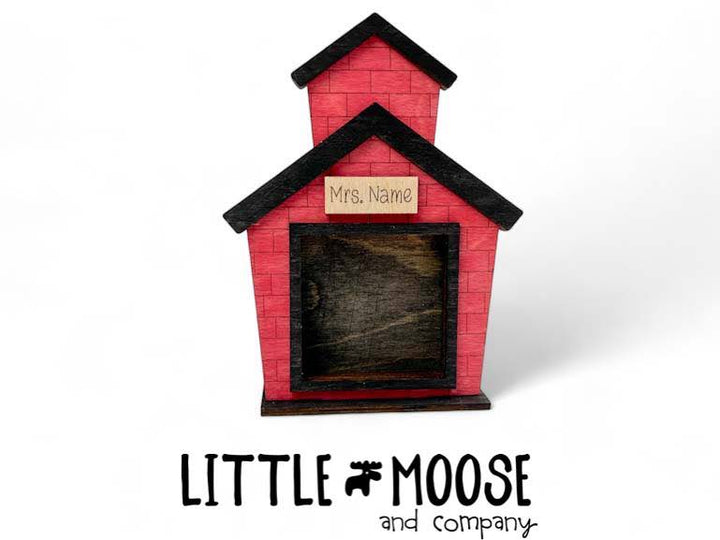 Mini School House Frame Interchangeable - mini square inserts