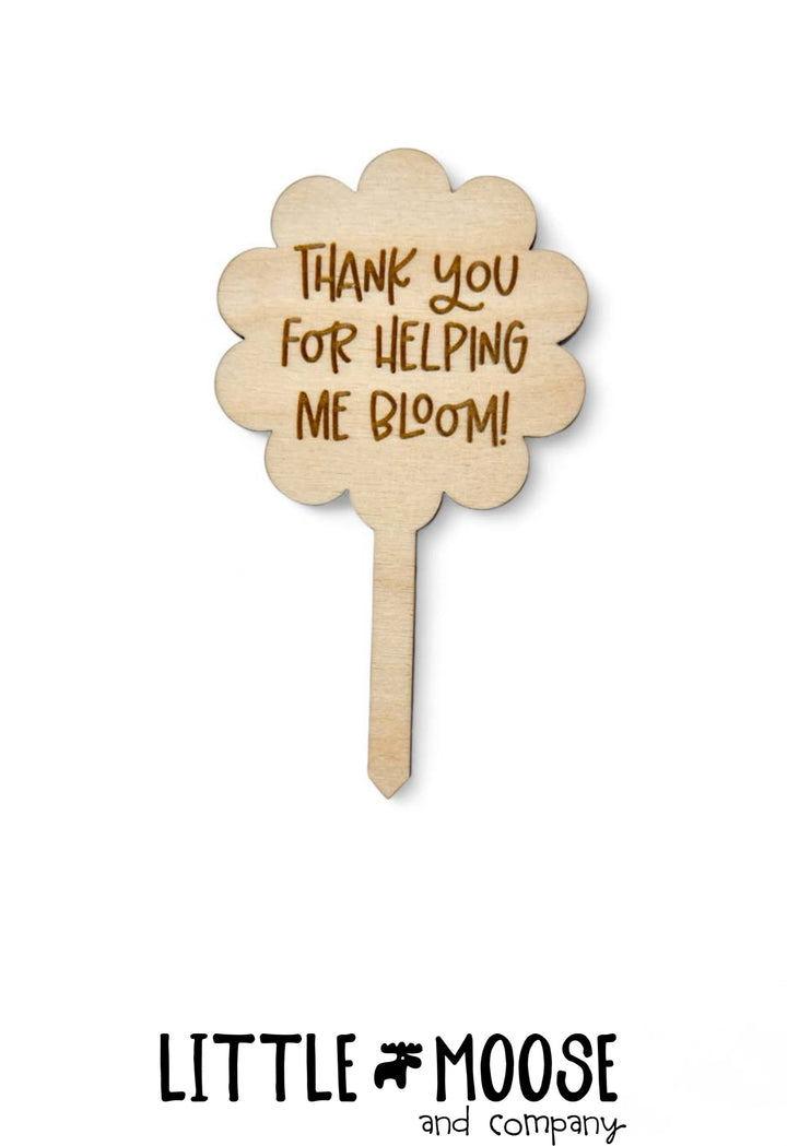 Teacher Appreciation plant stake - 5 designs