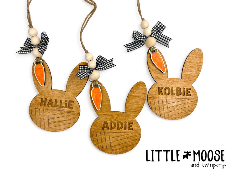 Tag - personalized bunny head
