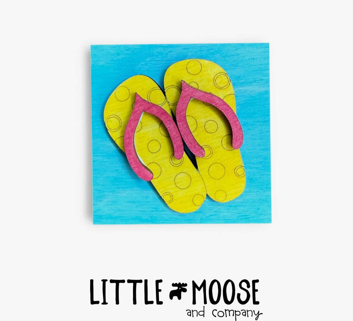 Mini Square Insert - flip flops