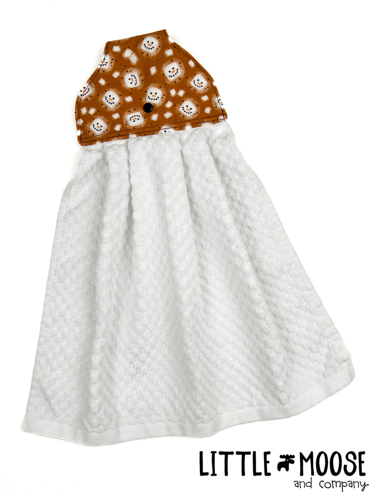 RTS - Hanging Towel - Hot Cocoa Marshmallows