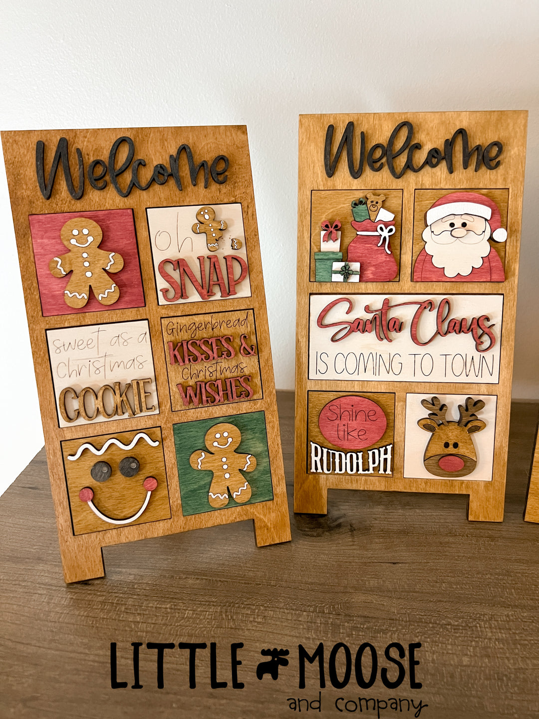 Welcome Sandwich Board Interchangeable - mini square &amp; rectangle inserts