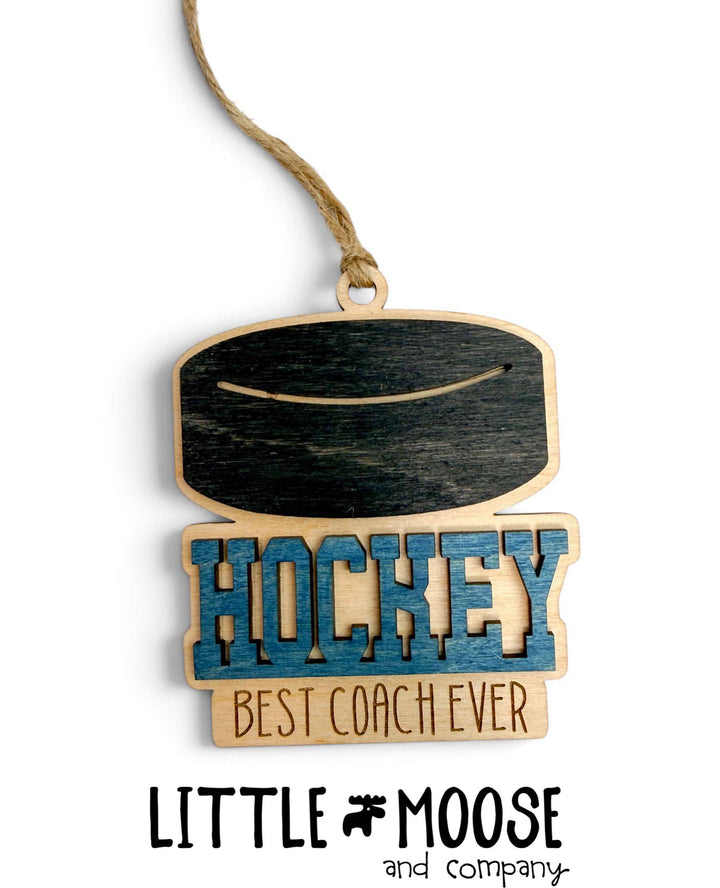 Ornament - hockey Best Coach Ever