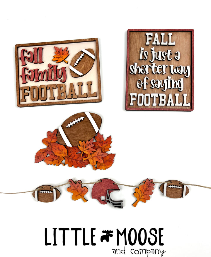 Tiered Tray - Fall Football