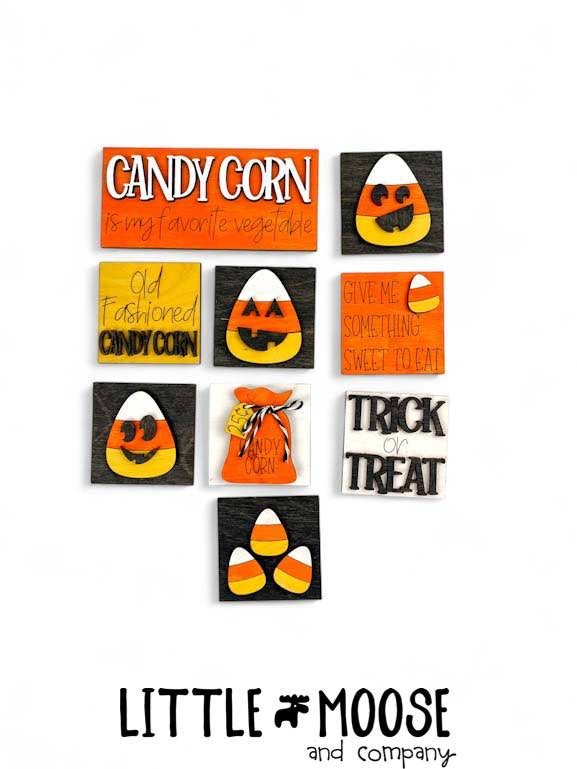 Mini Square Insert - Candy Corn