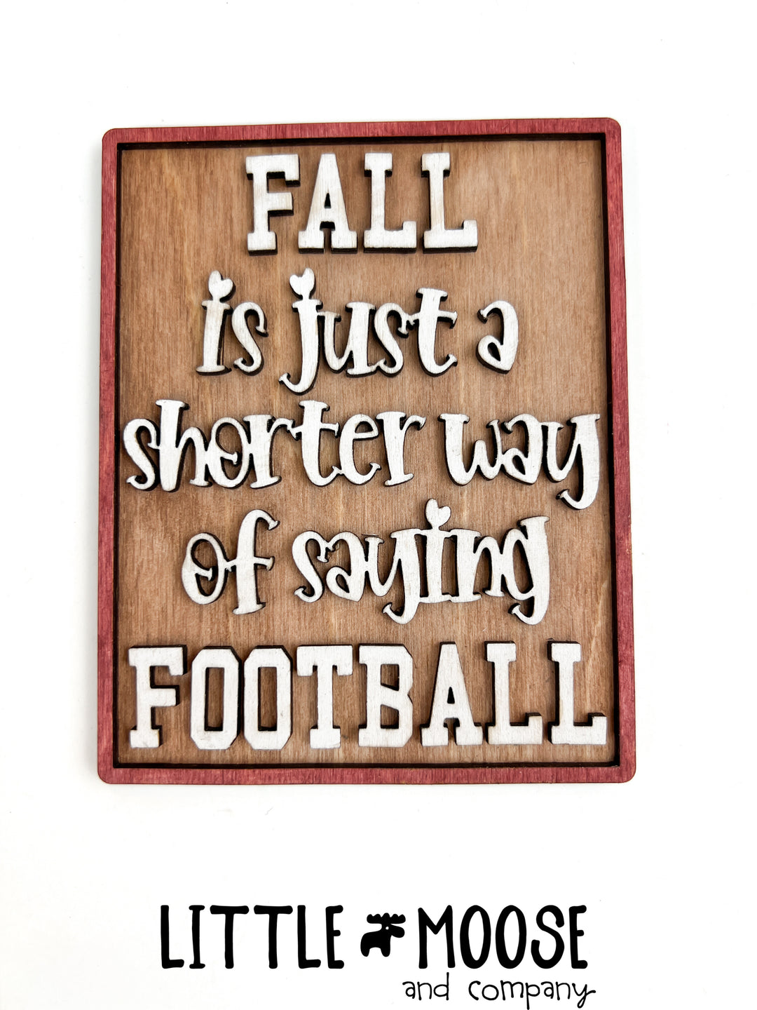 Tiered Tray - Fall Football