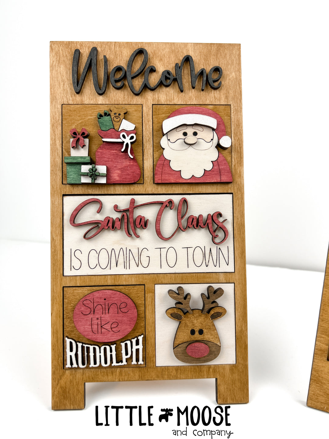 Welcome Sandwich Board Interchangeable - mini square &amp; rectangle inserts