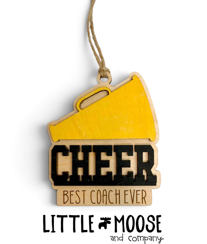 Ornament - cheer Best Coach Ever