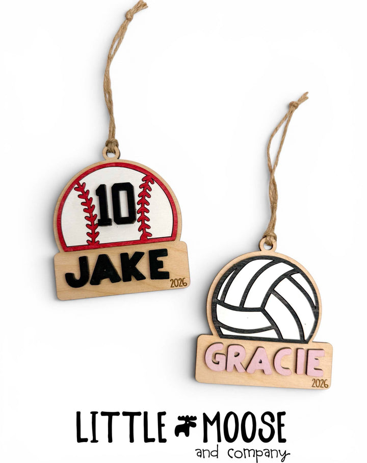 Ornament - personalized sports