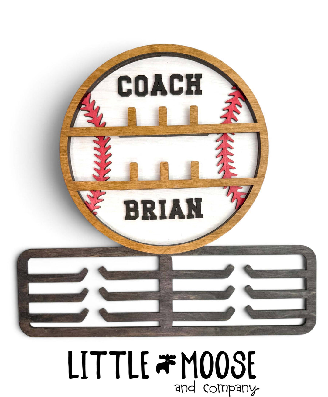 Baseball Ring AND medal holder (softball and baseball available)