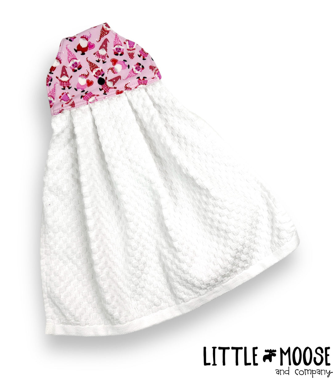 RTS - Hanging Towel - pink gnomes