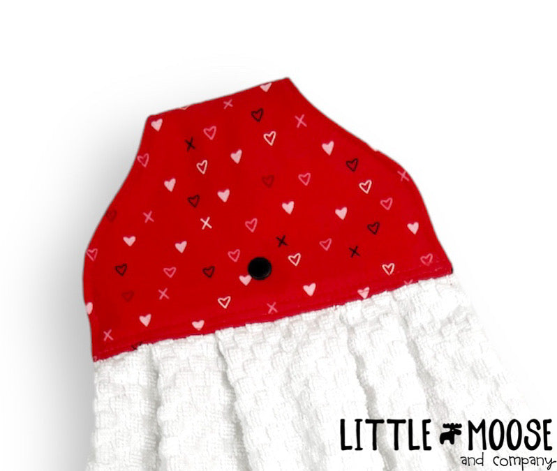 RTS - Hanging Towel - red X &amp; O