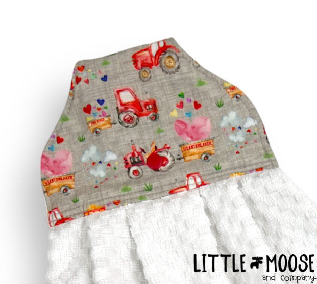 RTS - Hanging Towel - Valentine tractor