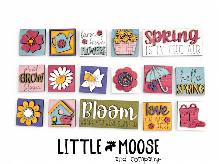 Mini Square Insert - Springtime