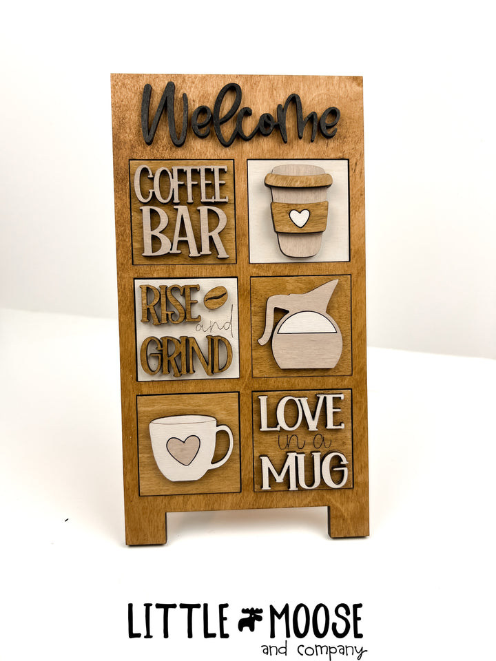 Mini Square Insert - Coffee