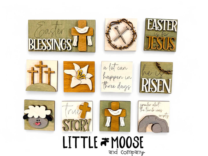 Mini Square Insert - Easter Religious
