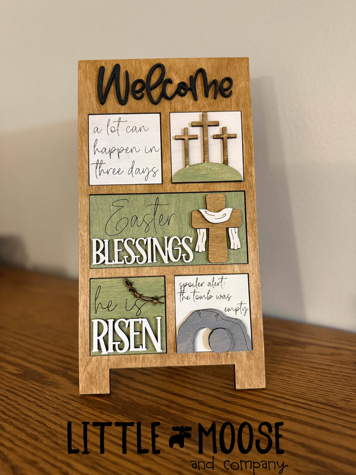 Mini Square Insert - Easter Religious