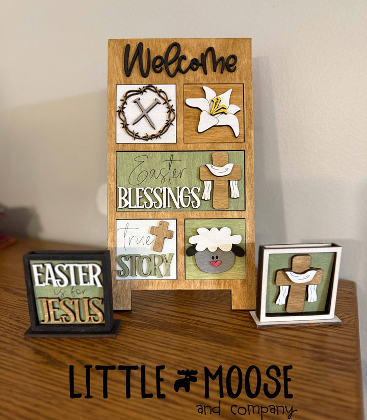 Mini Square Insert - Easter Religious