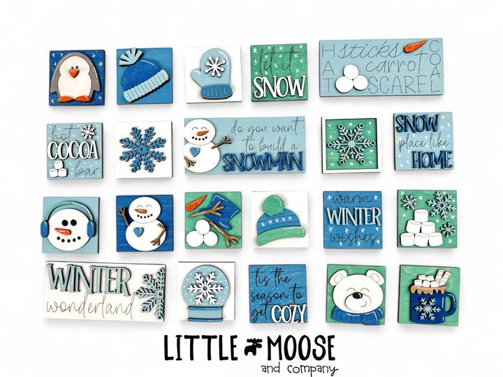 Mini Square Insert - Winter