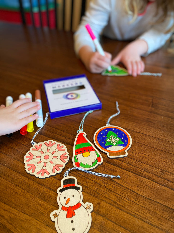 Ornament - Color Me Kit - Winter set