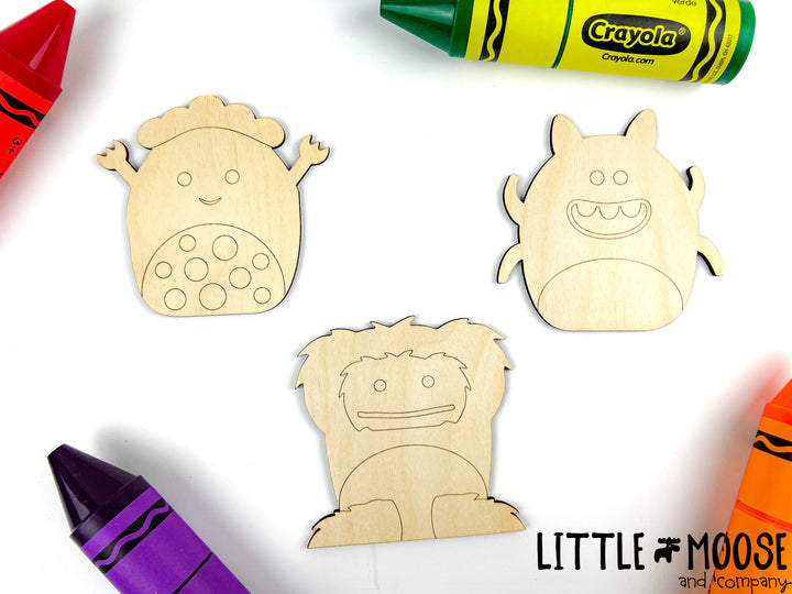 Color Me Kit - Squishy Friends - Monsters