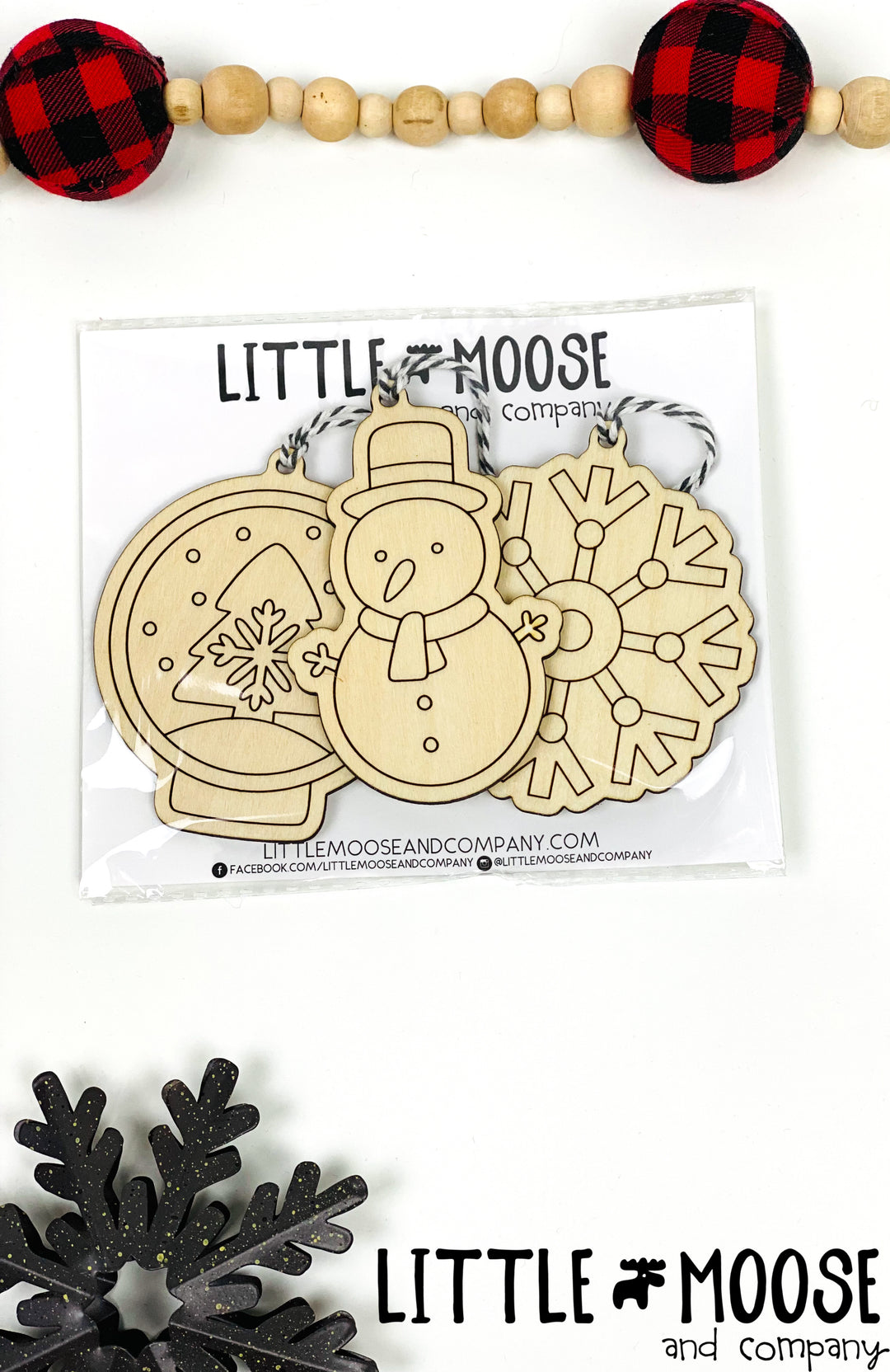 Ornament - Color Me Kit - Winter set