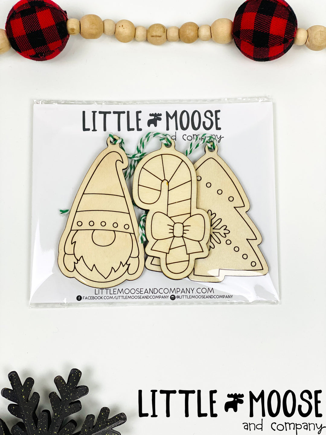Ornament - Color Me Kit - Holiday set