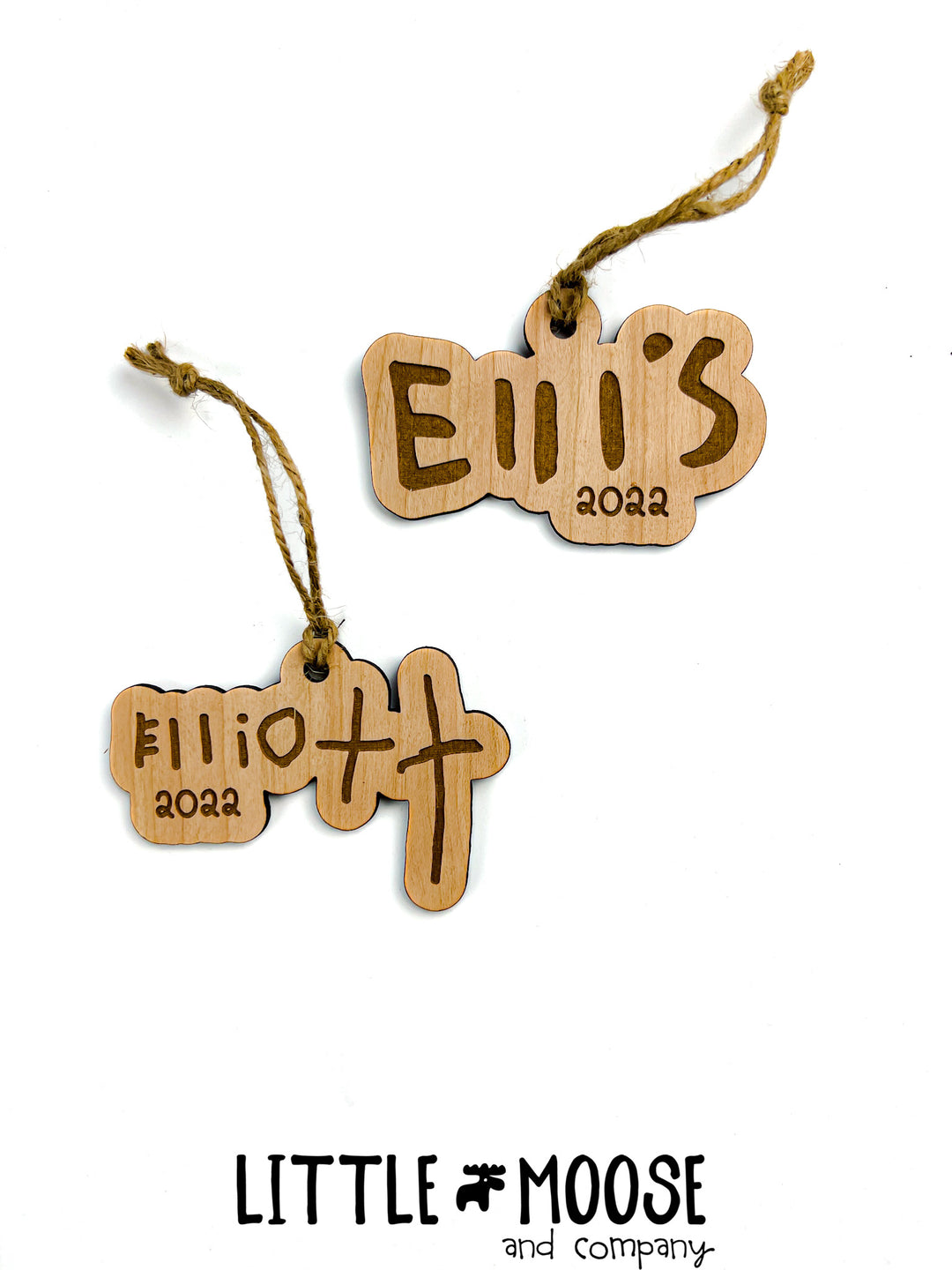 Ornament - dated child’s signature