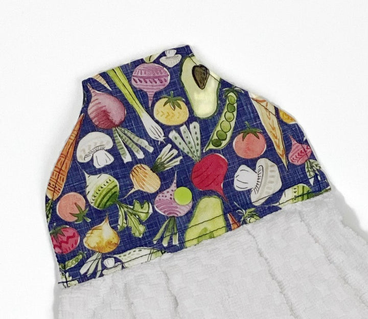 RTS - Hanging Towel - tossed veggies