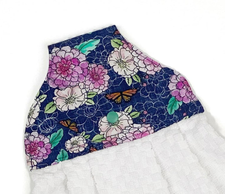 RTS - Hanging Towel - Butterflies and Flowers